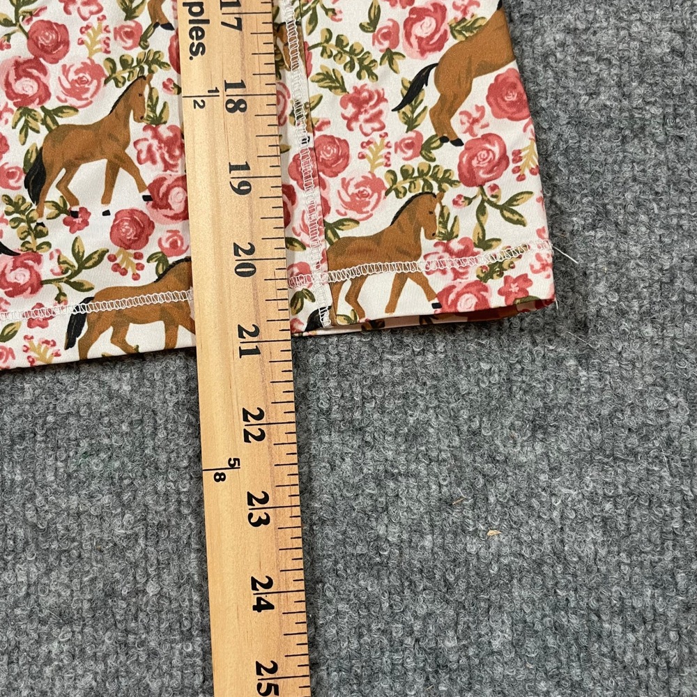 Ariat Sun Protection Shirt youth Large womens XS Horse Floral Zip long sleeve - Picture 4 of 8